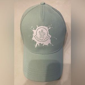 BNWT MONCLER Mint Green Baseball Hat